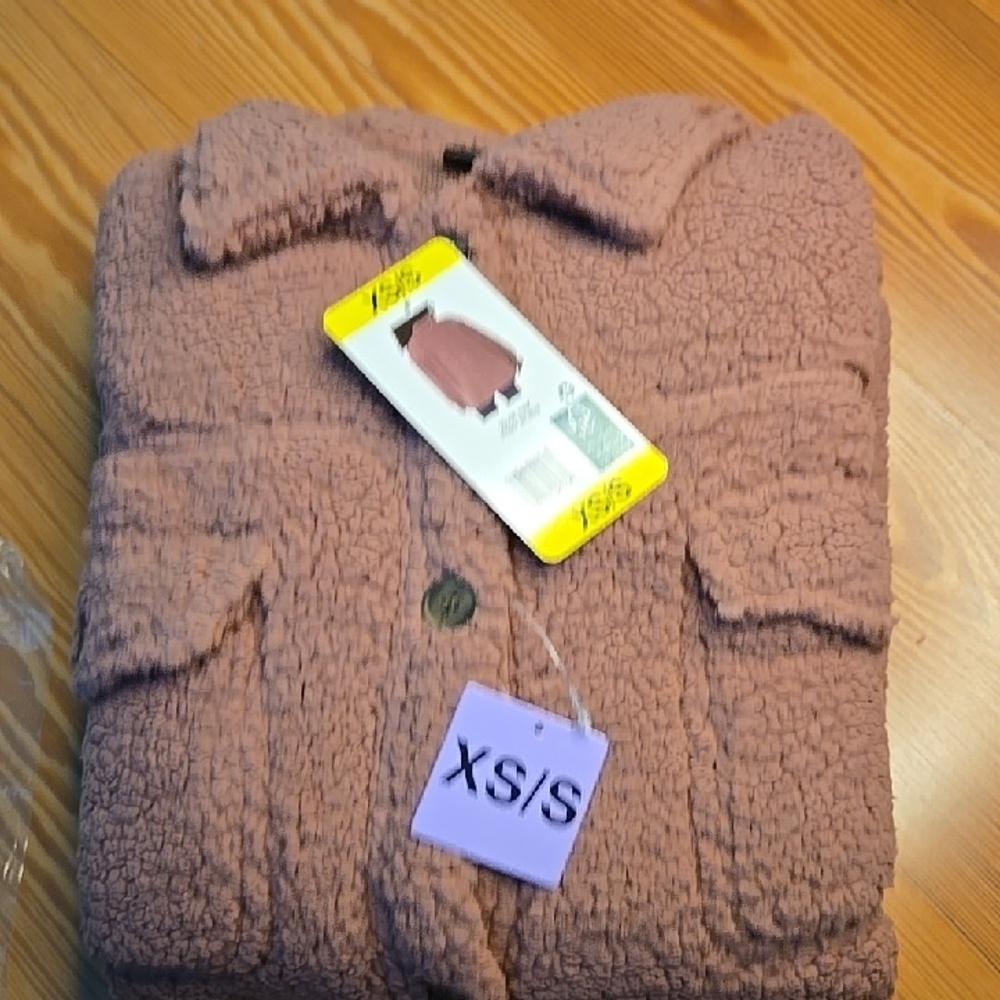 32 Degrees Cozy Pink Sherpa Jacket XS/S